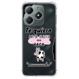 Funda Silicona Antigolpes para Realme Note 60 diseño Vaca Dibujos