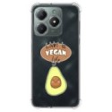 Funda Silicona Antigolpes para Realme Note 60 diseño Vegan Life Dibujos