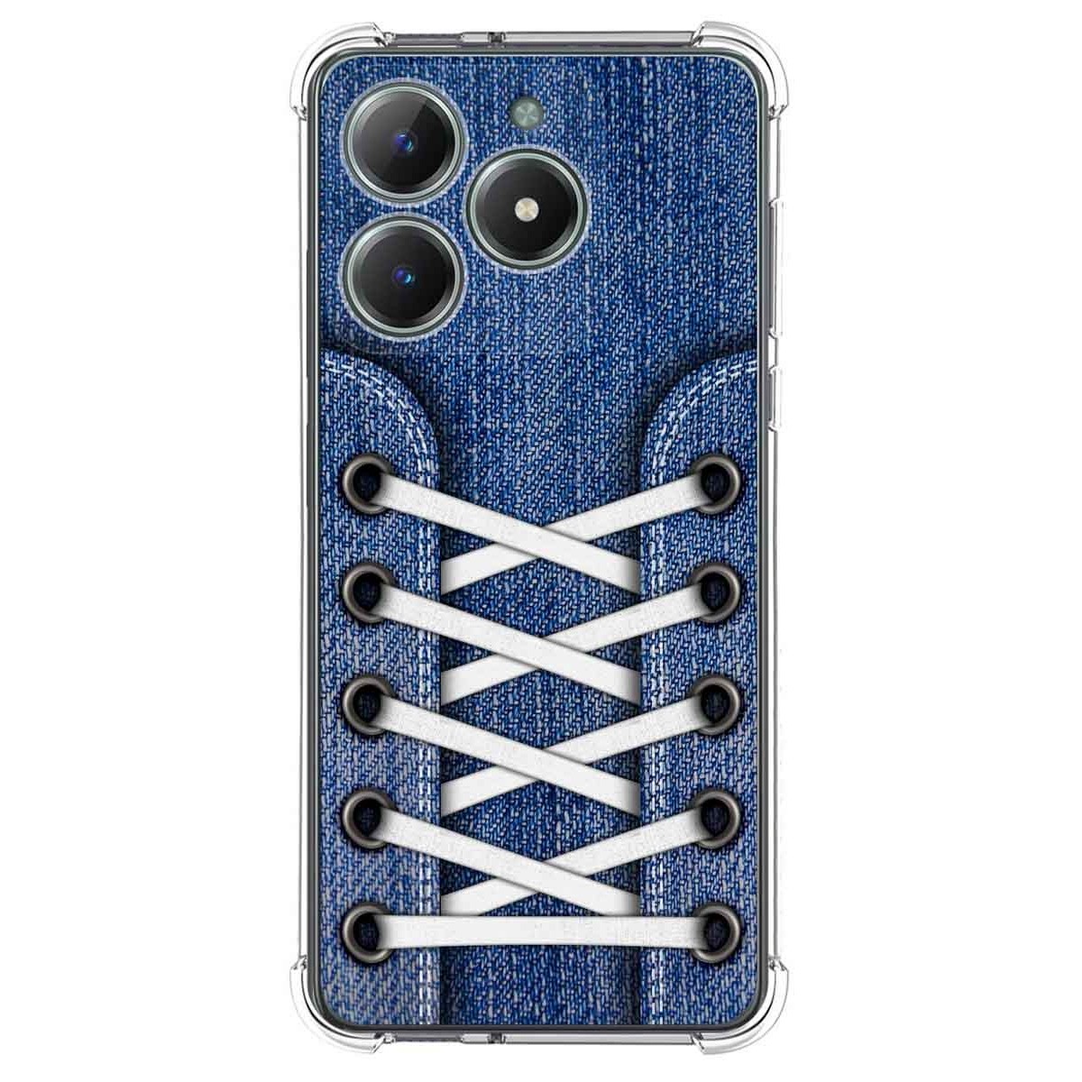 Funda Silicona Antigolpes para Realme Note 60 diseño Zapatillas 01 Dibujos
