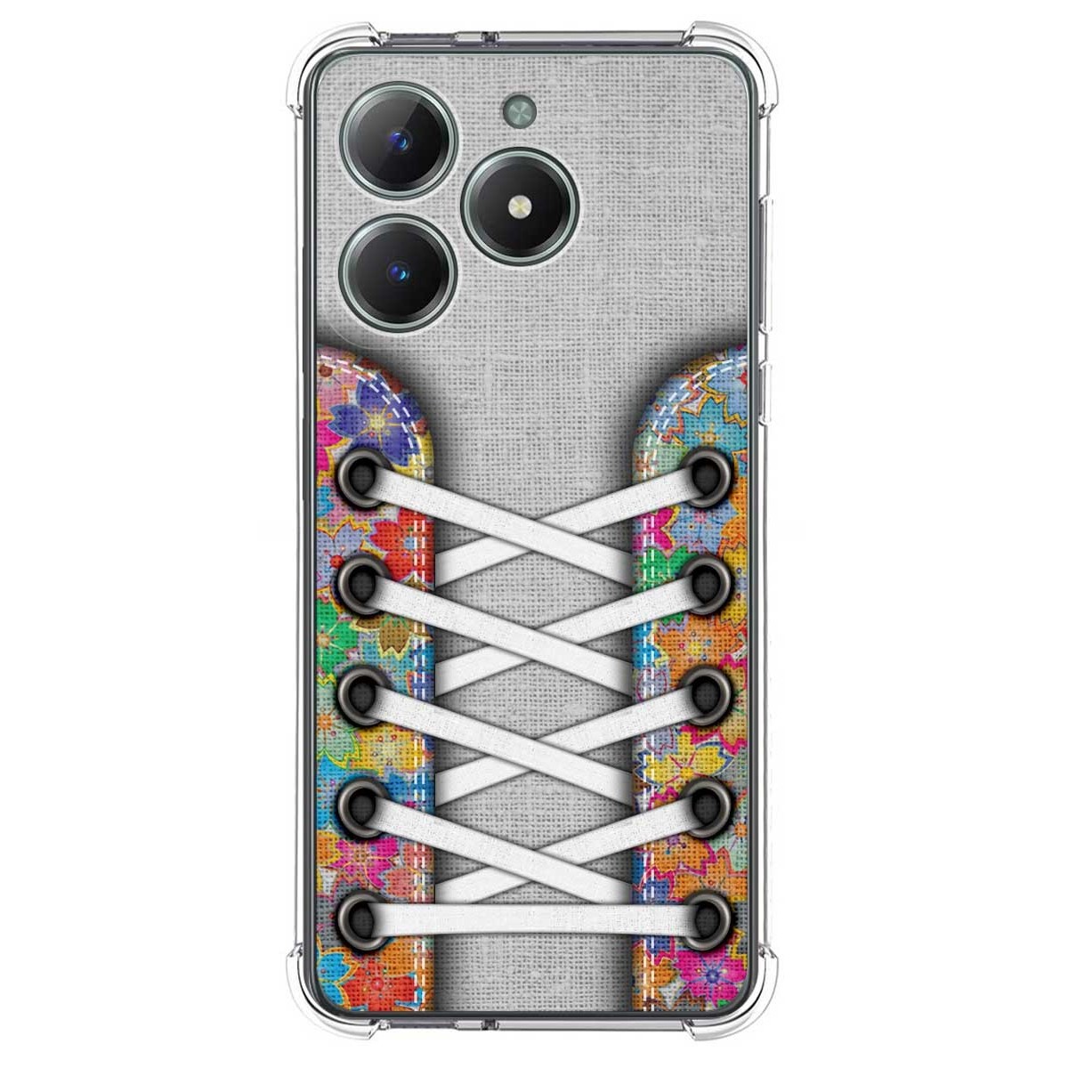 Funda Silicona Antigolpes para Realme Note 60 diseño Zapatillas 04 Dibujos