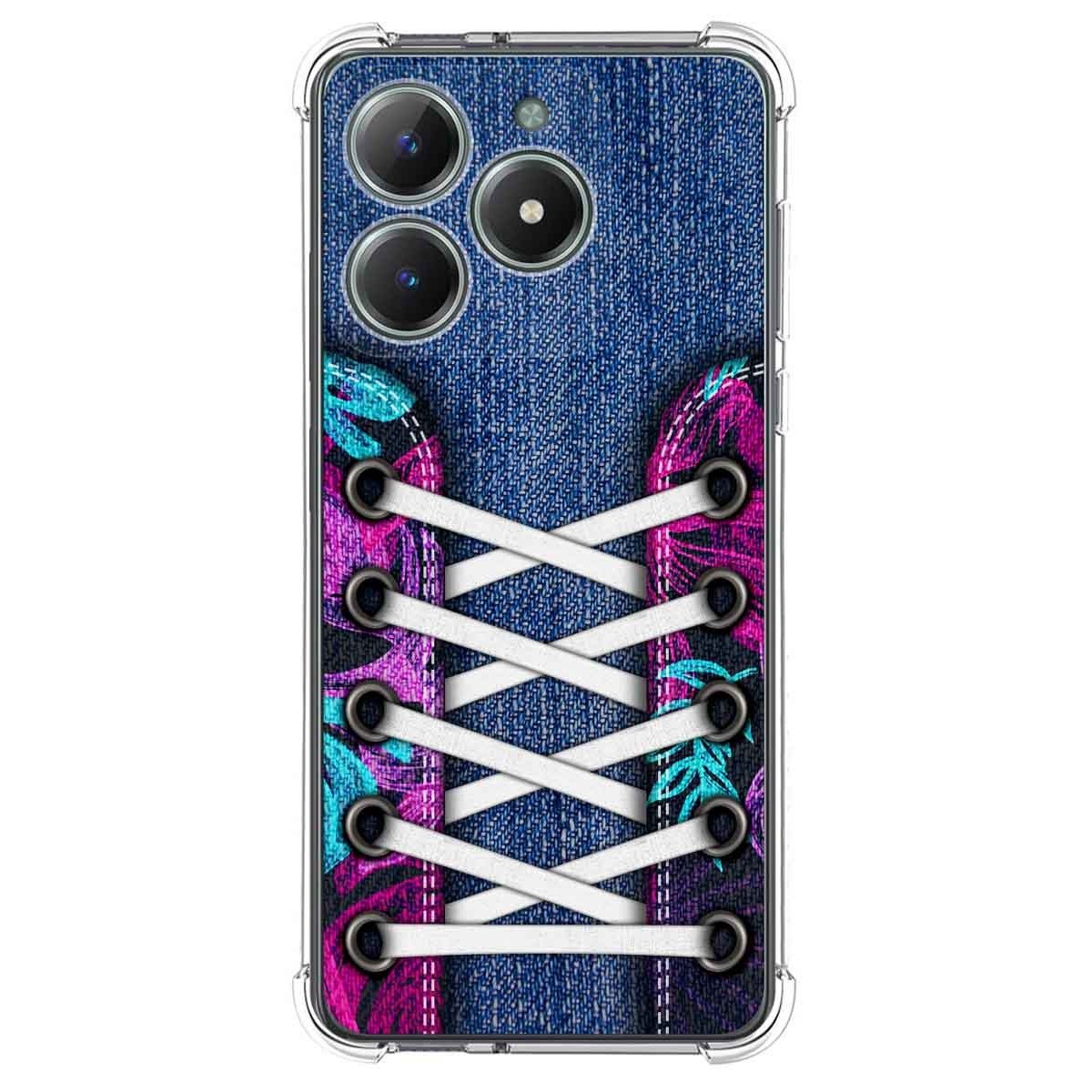 Funda Silicona Antigolpes para Realme Note 60 diseño Zapatillas 06 Dibujos