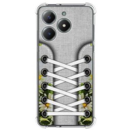 Funda Silicona Antigolpes para Realme Note 60 diseño Zapatillas 08 Dibujos