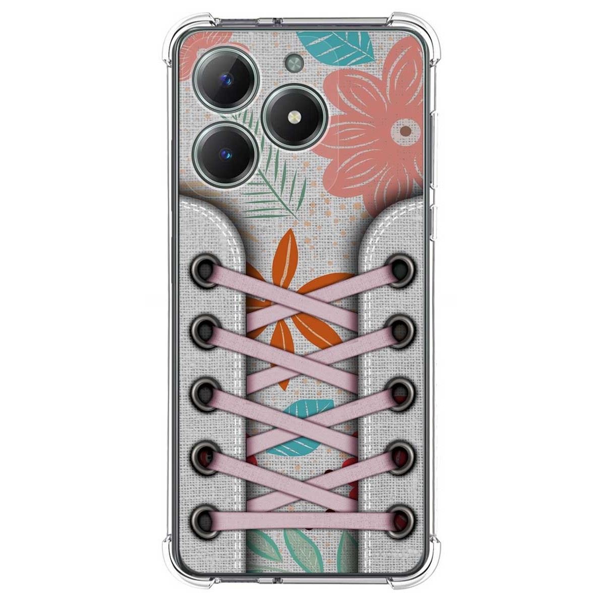 Funda Silicona Antigolpes para Realme Note 60 diseño Zapatillas 09 Dibujos