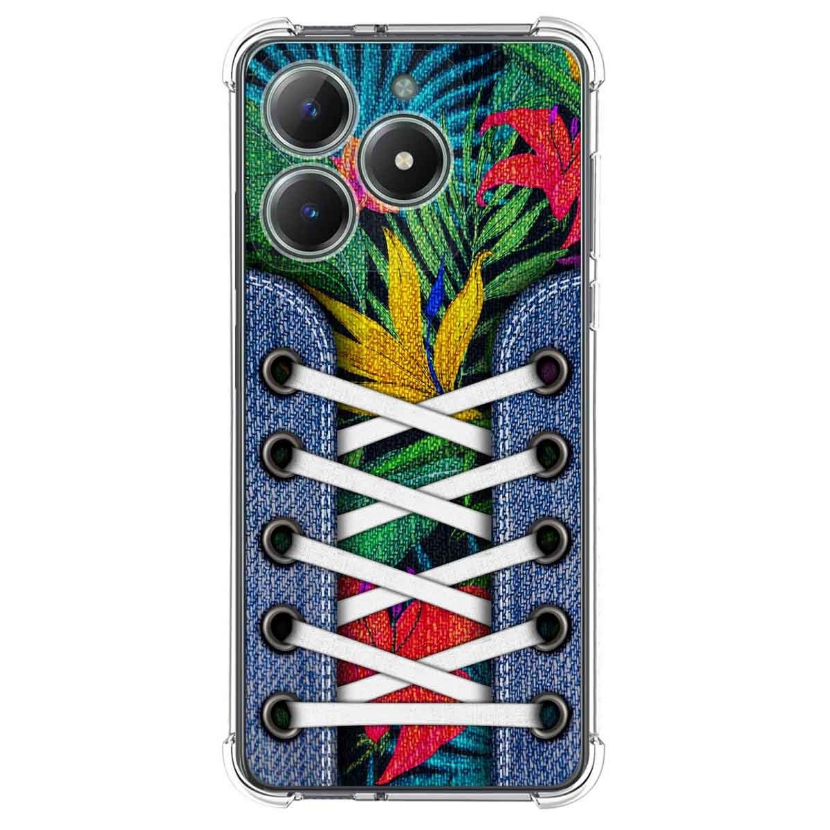 Funda Silicona Antigolpes para Realme Note 60 diseño Zapatillas 12 Dibujos