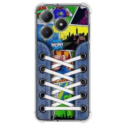 Funda Silicona Antigolpes para Realme Note 60 diseño Zapatillas 14 Dibujos