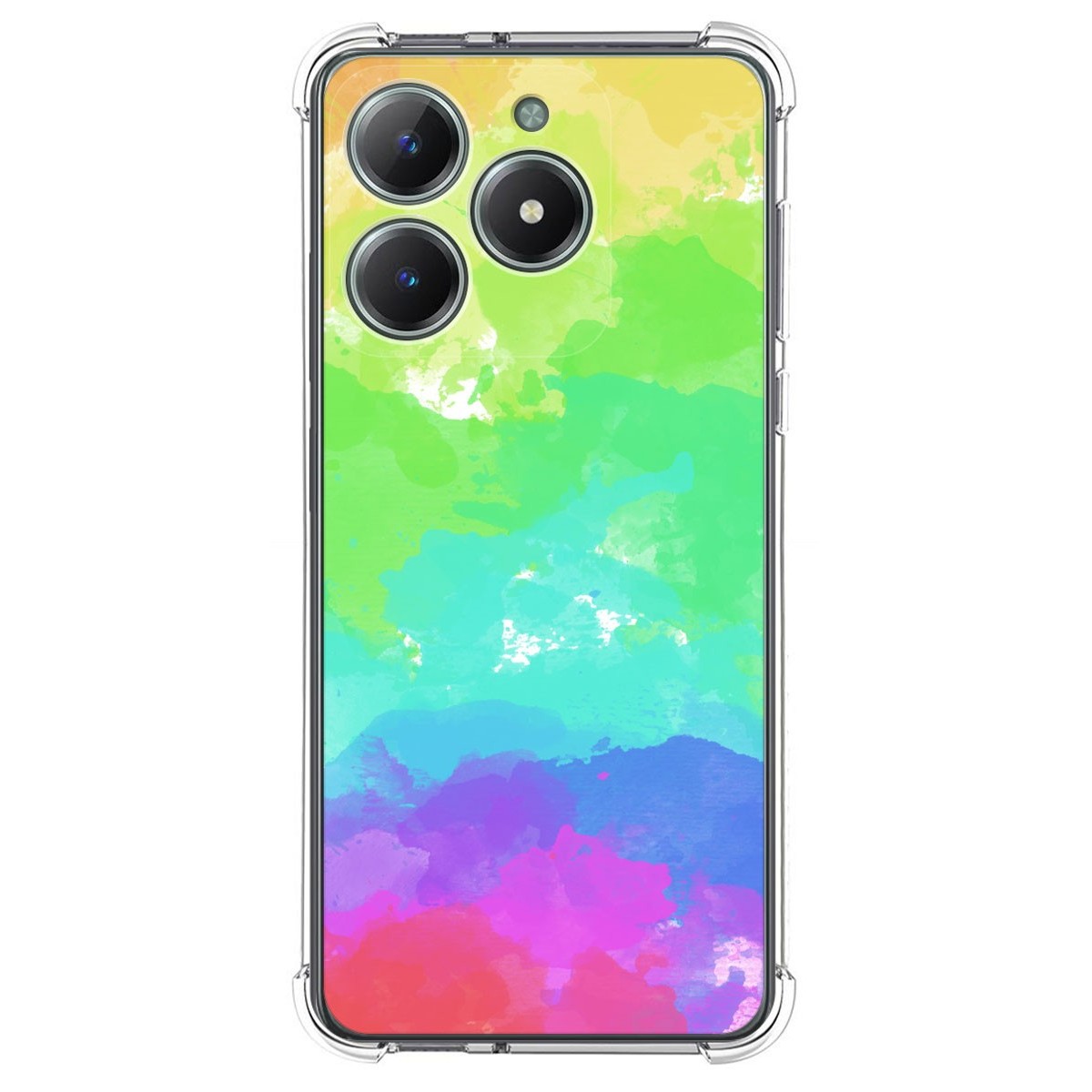 Funda Silicona Antigolpes para Realme Note 60 diseño Acuarela 03 Dibujos