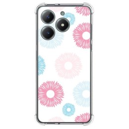 Funda Silicona Antigolpes para Realme Note 60 diseño Flores 06 Dibujos