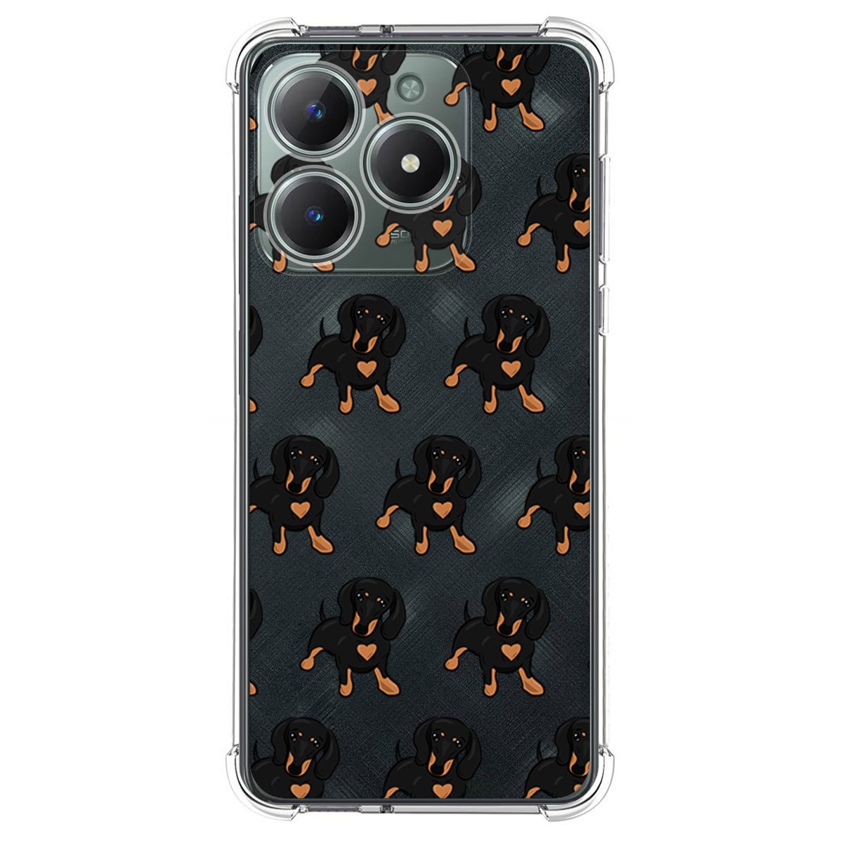 Funda Silicona Antigolpes para Realme Note 60 diseño Perros 10 Dibujos