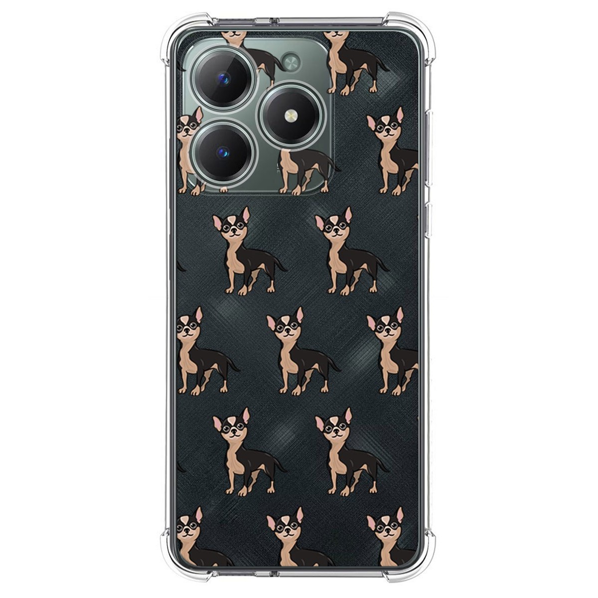 Funda Silicona Antigolpes para Realme Note 60 diseño Perros 11 Dibujos