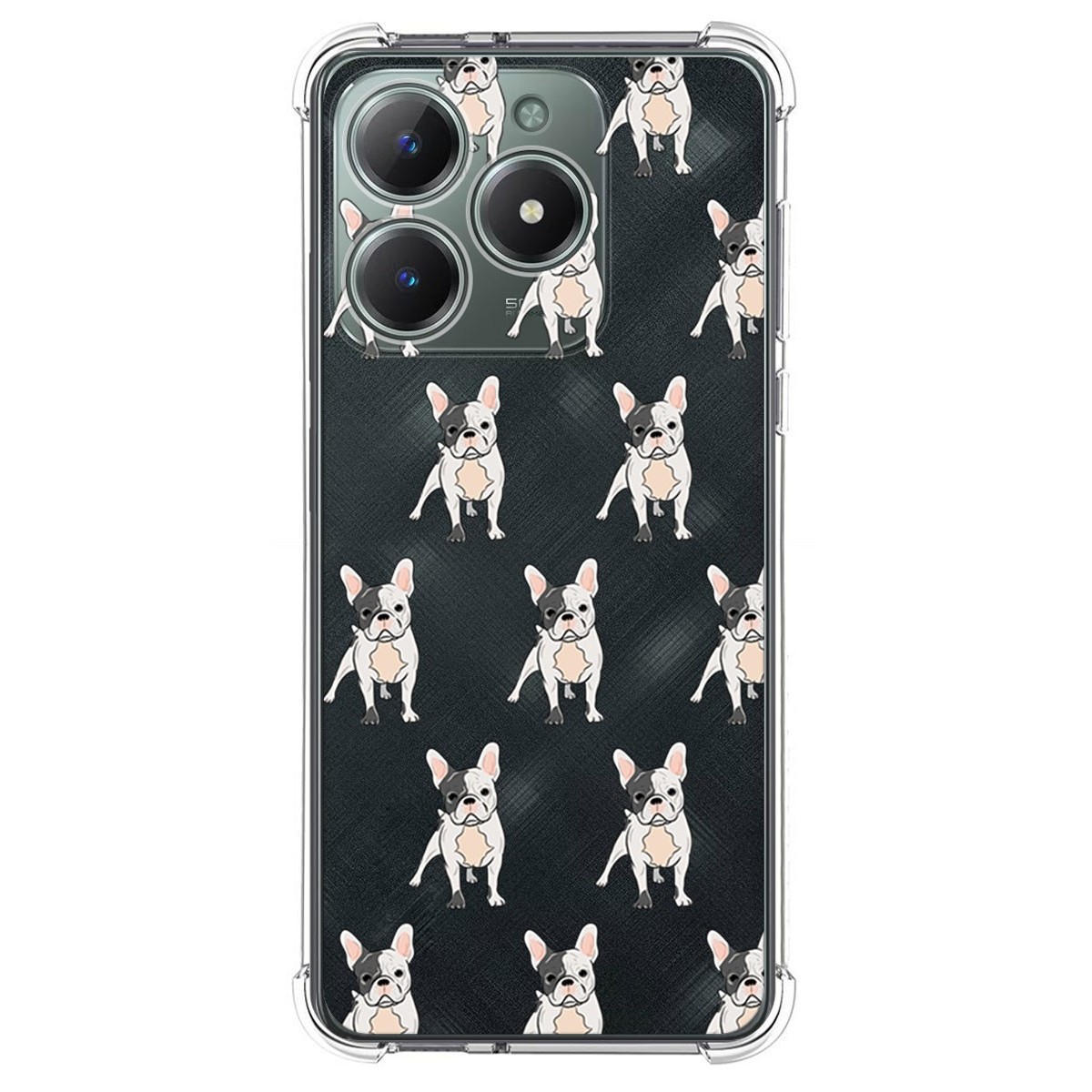 Funda Silicona Antigolpes para Realme Note 60 diseño Perros 12 Dibujos