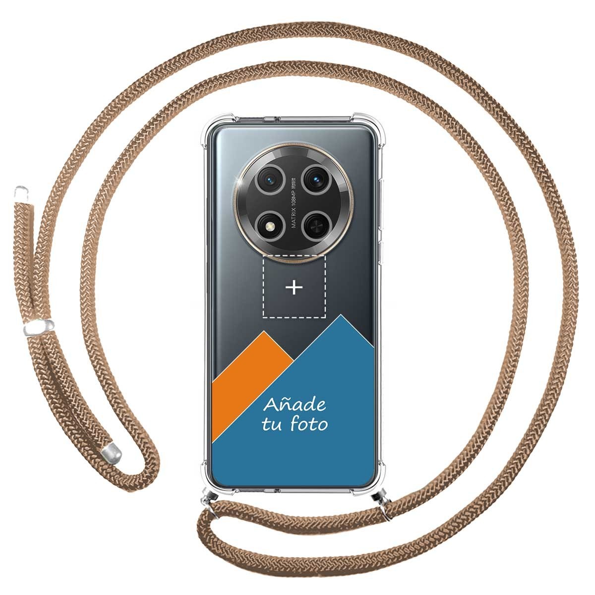 Personaliza tu Funda Colgante Transparente para Huawei Honor Magic 7 Lite 5G con Cordon Camel Dibujo Personalizada