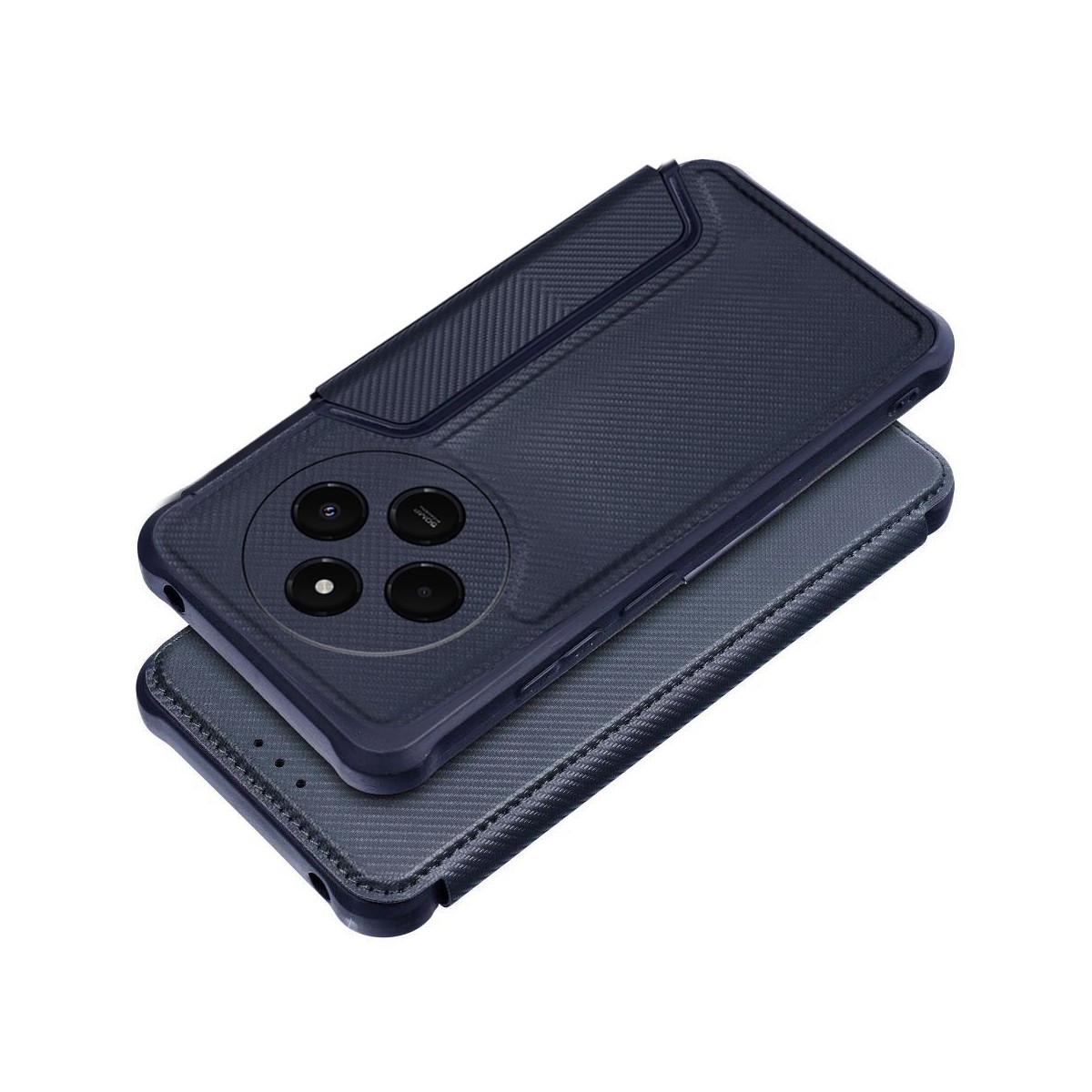 Funda Libro Magnética Antigolpes para Xiaomi Poco C75 color Azul