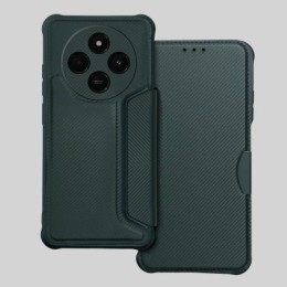 Funda Libro Magnética Antigolpes para Xiaomi Poco C75 color Verde