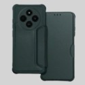 Funda Libro Magnética Antigolpes para Xiaomi Redmi 14C color Verde