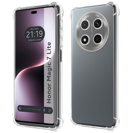 Funda Silicona Antigolpes Transparente para Huawei Honor Magic 7 Lite 5G