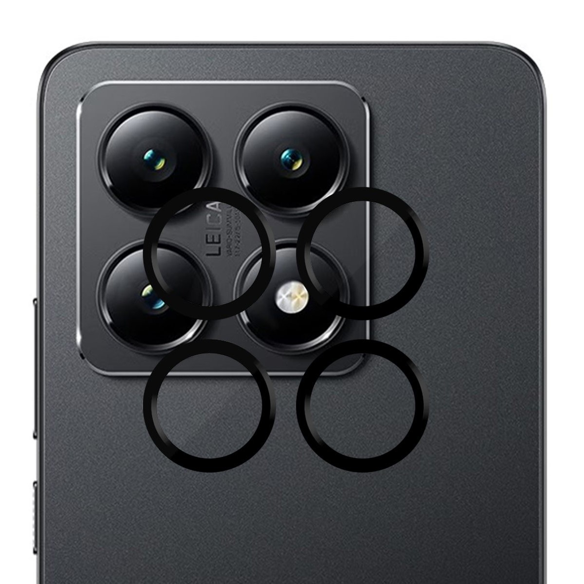 Protector Cristal Templado Cámara Trasera para Xiaomi 14T 5G Vidrio