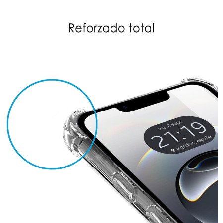 Funda Silicona Antigolpes Transparente para iPhone 16e (6.1)