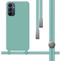 Funda Silicona Líquida con Cordón para Samsung Galaxy A25 5G color Verde