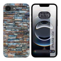 Funda Silicona para iPhone 16e (6.1) diseño Ladrillo 05 Dibujos