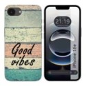 Funda Silicona para iPhone 16e (6.1) diseño Madera 01 Dibujos