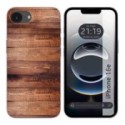 Funda Silicona para iPhone 16e (6.1) diseño Madera 02 Dibujos