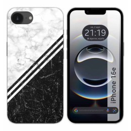 Funda Silicona para iPhone 16e (6.1) diseño Mármol 01 Dibujos