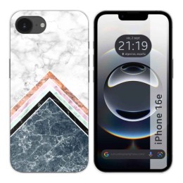 Funda Silicona para iPhone 16e (6.1) diseño Mármol 05 Dibujos