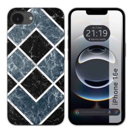 Funda Silicona para iPhone 16e (6.1) diseño Mármol 06 Dibujos