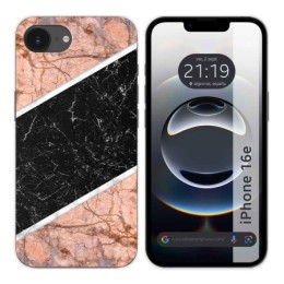 Funda Silicona para iPhone 16e (6.1) diseño Mármol 07 Dibujos