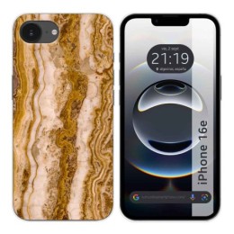 Funda Silicona para iPhone 16e (6.1) diseño Mármol 10 Dibujos