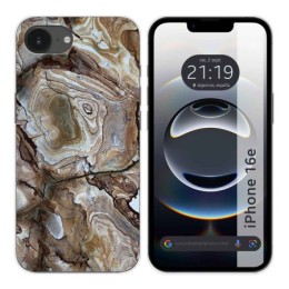 Funda Silicona para iPhone 16e (6.1) diseño Mármol 14 Dibujos
