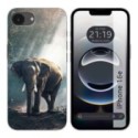 Funda Silicona para iPhone 16e (6.1) diseño Elefante Dibujos