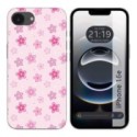 Funda Silicona para iPhone 16e (6.1) diseño Flores Dibujos