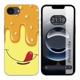 Funda Silicona para iPhone 16e (6.1) diseño Helado Vainilla Dibujos