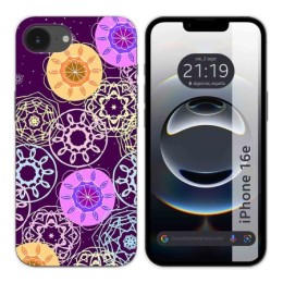 Funda Silicona para iPhone 16e (6.1) diseño Radial Dibujos