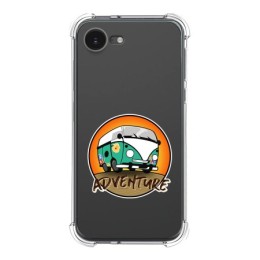 Funda Silicona Antigolpes para iPhone 16e (6.1) diseño Adventure Dibujos