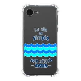 Funda Silicona Antigolpes para iPhone 16e (6.1) diseño Agua Dibujos