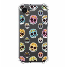 Funda Silicona Antigolpes para iPhone 16e (6.1) diseño Catrina Dibujos