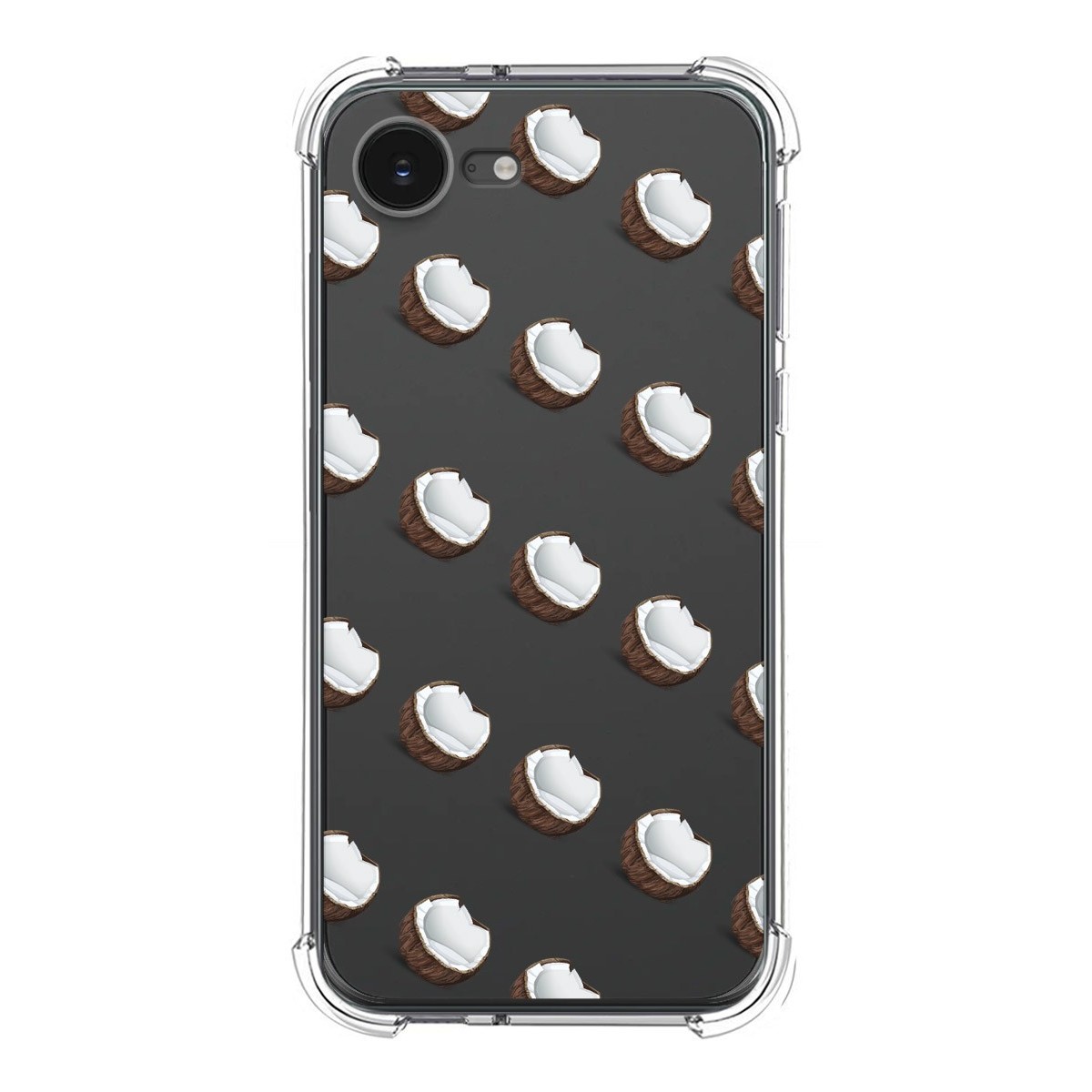 Funda Silicona Antigolpes para iPhone 16e (6.1) diseño Cocos Dibujos
