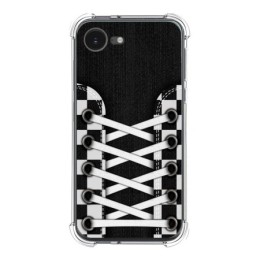 Funda Silicona Antigolpes para iPhone 16e (6.1) diseño Zapatillas 03 Dibujos