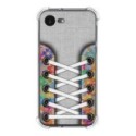 Funda Silicona Antigolpes para iPhone 16e (6.1) diseño Zapatillas 04 Dibujos