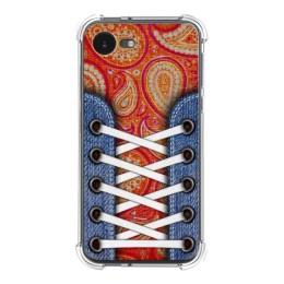 Funda Silicona Antigolpes para iPhone 16e (6.1) diseño Zapatillas 10 Dibujos