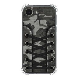 Funda Silicona Antigolpes para iPhone 16e (6.1) diseño Zapatillas 15 Dibujos