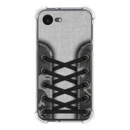 Funda Silicona Antigolpes para iPhone 16e (6.1) diseño Zapatillas 16 Dibujos