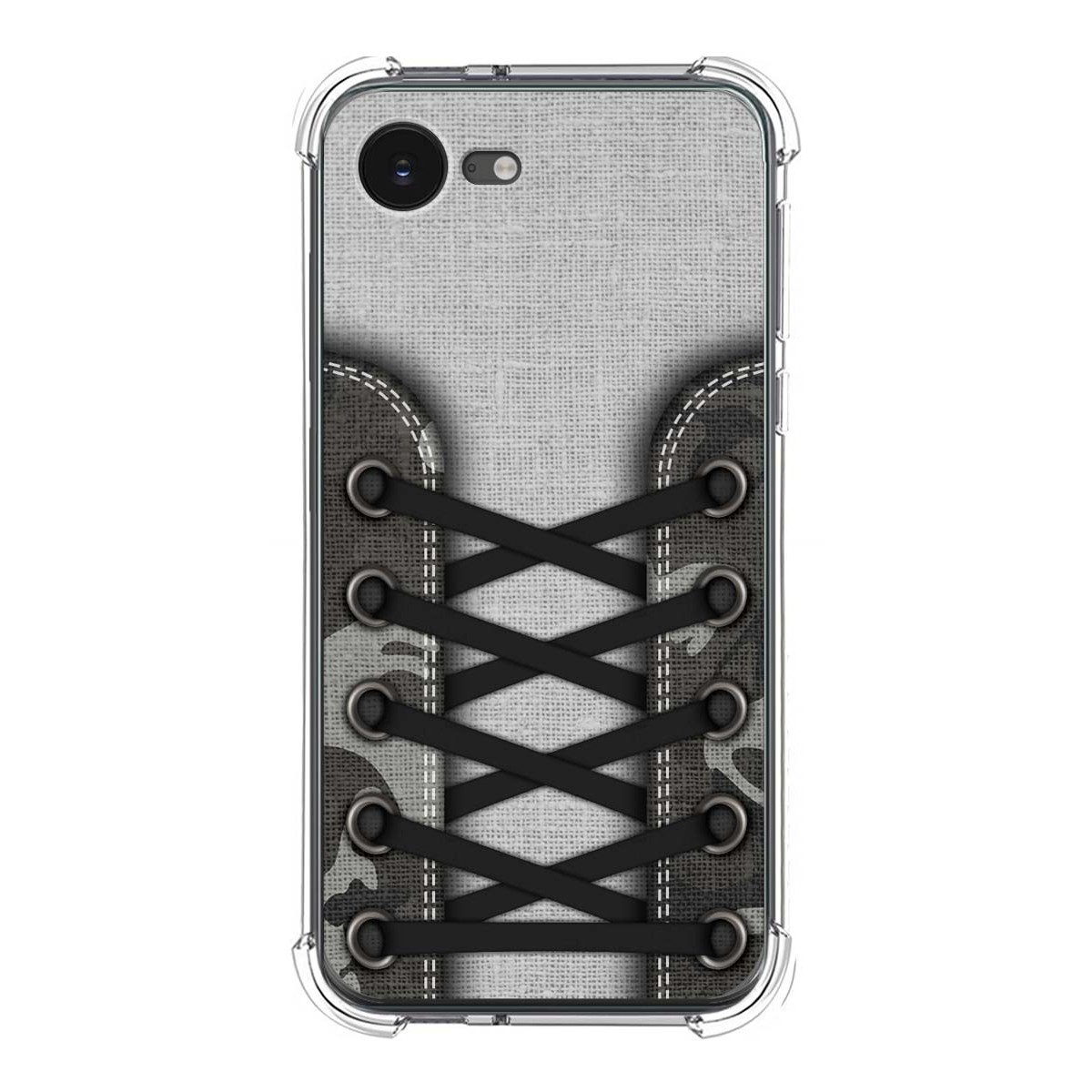 Funda Silicona Antigolpes para iPhone 16e (6.1) diseño Zapatillas 16 Dibujos