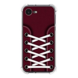 Funda Silicona Antigolpes para iPhone 16e (6.1) diseño Zapatillas 17 Dibujos