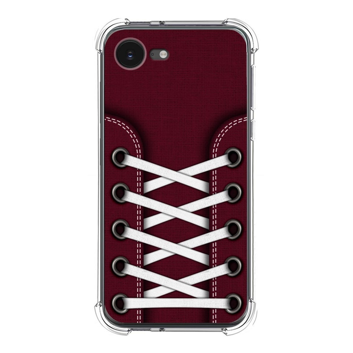 Funda Silicona Antigolpes para iPhone 16e (6.1) diseño Zapatillas 17 Dibujos