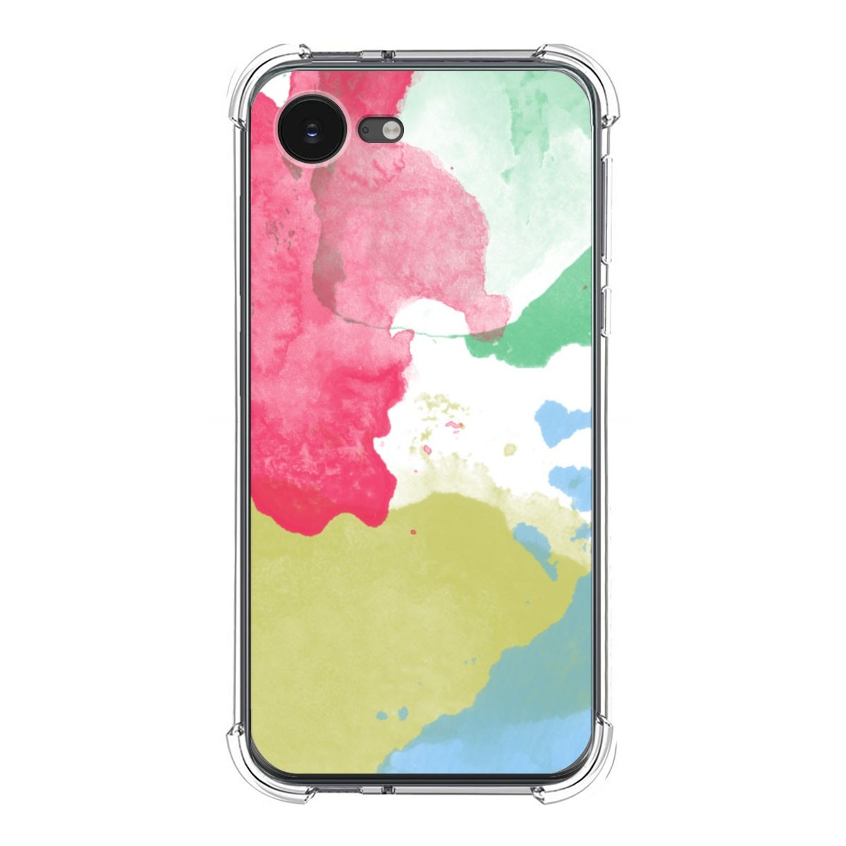 Funda Silicona Antigolpes para iPhone 16e (6.1) diseño Acuarela 02 Dibujos