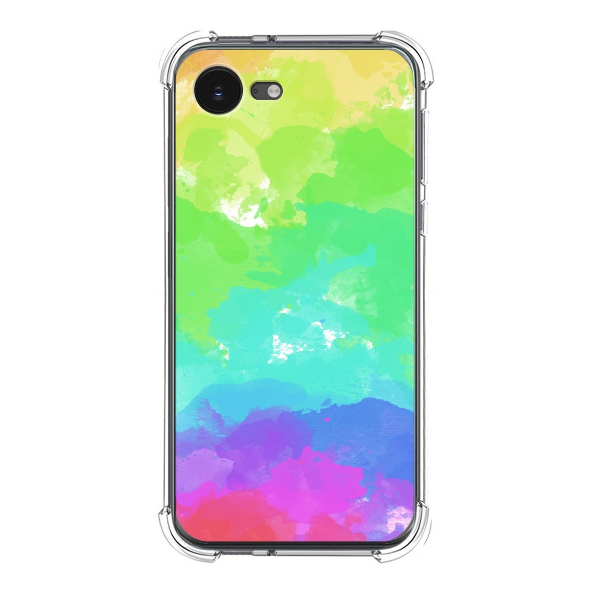Funda Silicona Antigolpes para iPhone 16e (6.1) diseño Acuarela 03 Dibujos