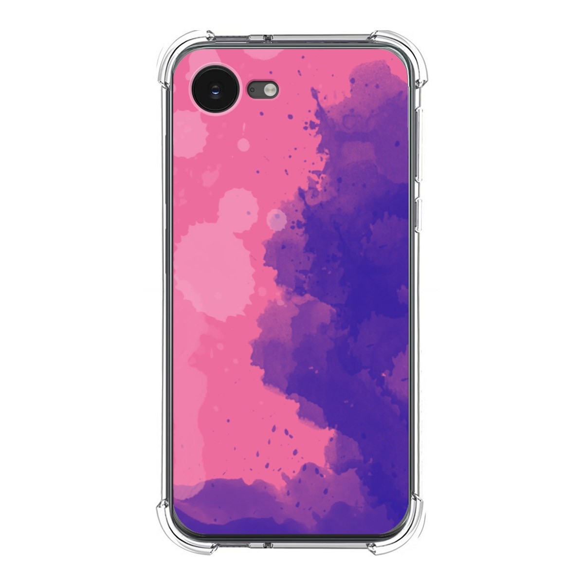 Funda Silicona Antigolpes para iPhone 16e (6.1) diseño Acuarela 07 Dibujos